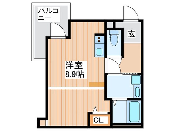 キャルムコート忍ケ丘の物件間取画像